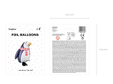 Balon foliowy Pingwin, 29x42cm, mix