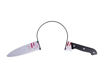 Haarreif Messer, 45x14 cm, Mix
