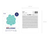 Ballons 30 cm, Vert Menthe Pastel (1 pqt. / 10 pc.)