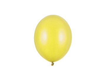 Ballons Strong 12cm, Zeste de citron métallique (1 pqt. / 100 pc.)