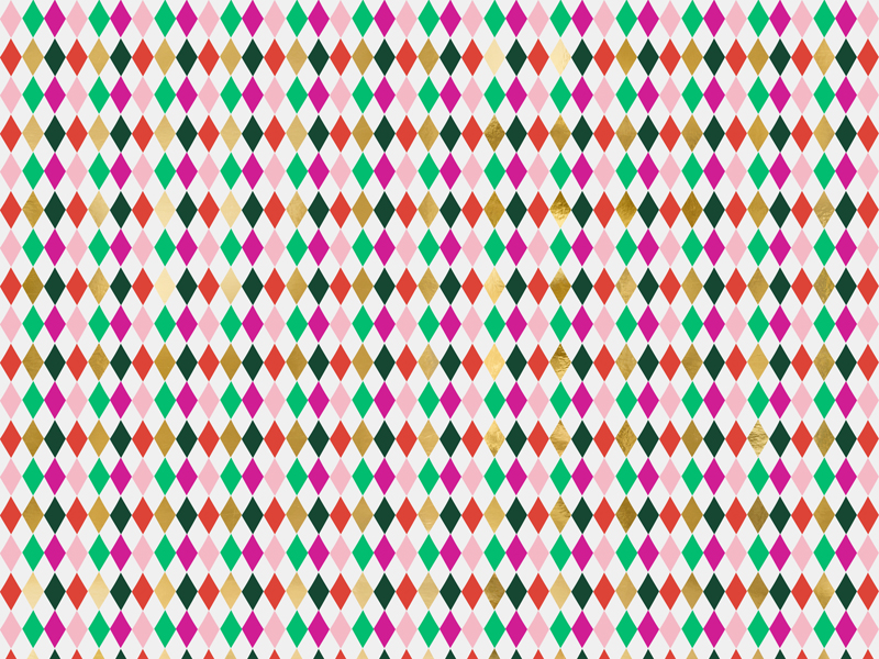 Presentpapper – Rombmönster – 70x200 cm