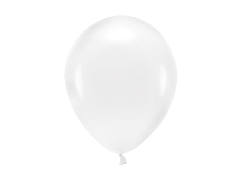 Latexballong ECO – transparent – 26 cm – 100-pack
