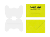 Einladungen Gamepad, Farbenmix (1 VPE / 6 Stk.)