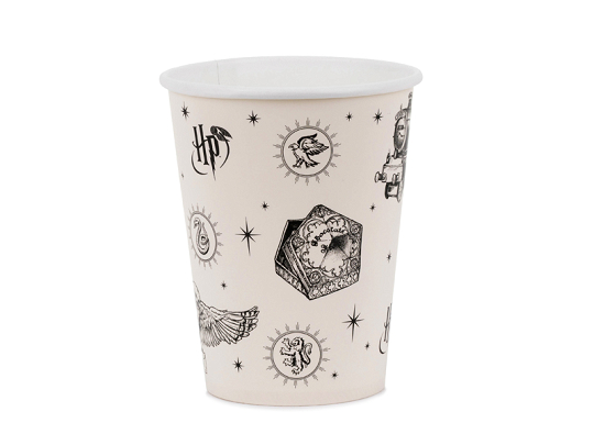 Kubeczki Harry Potter, 250 ml, beżowe (1 op. / 6 szt.)