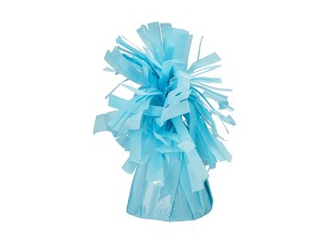 Ciężarek do balonów, foliowy, jasny błękit (1 op. / 4 szt.)