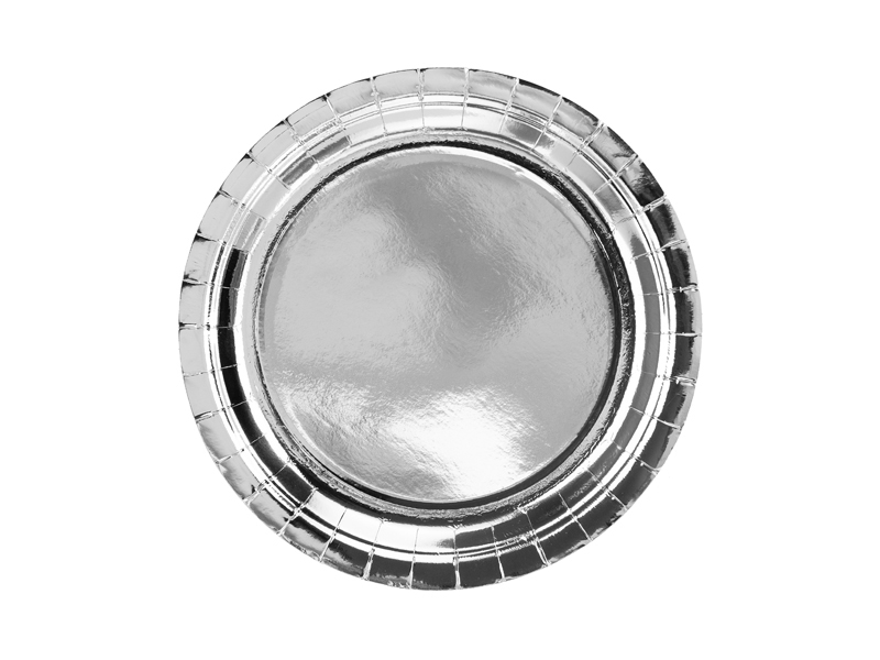 Tallrikar – silver – 23 cm – 6-pack