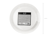 Round plates, silver, 23cm (1 pkt / 6 pc.)