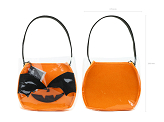 Süßigkeiten-Tasche Kürbis, orange