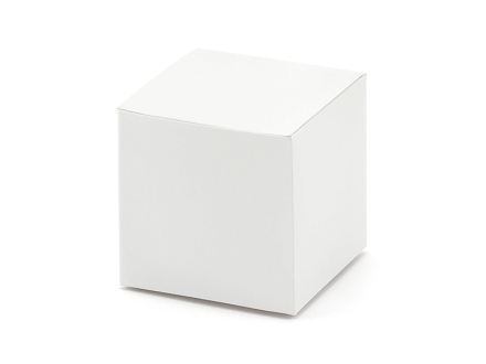 Square boxes, white (1 pkt / 10 pc.)