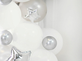 Ballons Glossy 12 cm, silber (1 VPE / 50 Stk.)