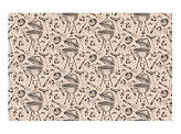 Paper tablecloth Grill, mix, 180x120 cm