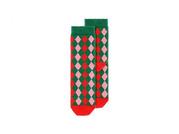 Chaussettes de Noël Rhombus, mélange, 27-30