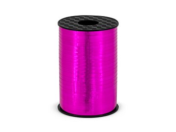 Plastic ribbon, dark pink, 5mm/225m