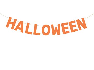 Banner Halloween, 2.5 m, orange