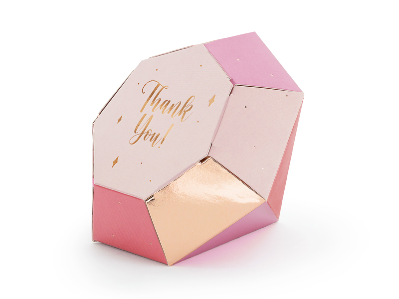 Presentask – Diamanter – mix – 12x11.5 cm – 6-pack
