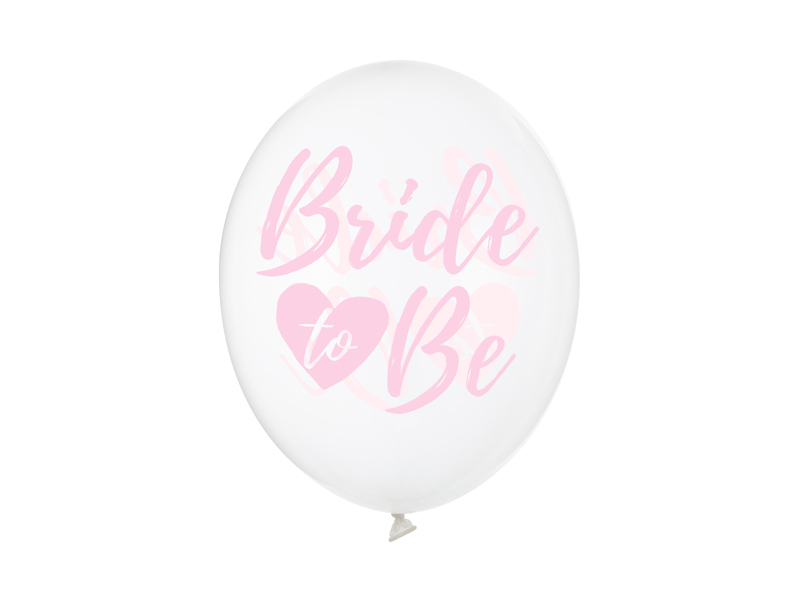 Latexballong – Bride To Be – Bride To Be – transparent – 30 cm