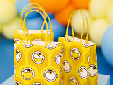 GIft bags Minions, 12x15.5x6 cm, yellow (1 pkt / 6 pc.)