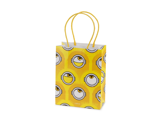 GIft bags Minions, 12x15.5x6 cm, yellow (1 pkt / 6 pc.)