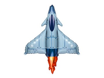Foil balloon Jet, 91x114.5 cm, blue