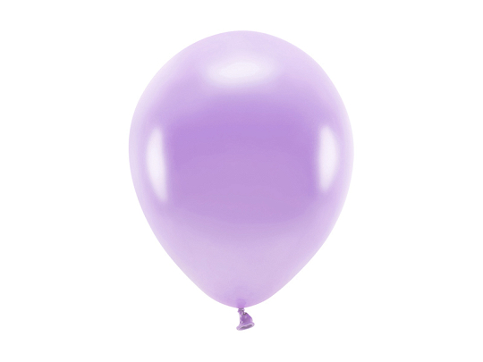 Balony Eco 26cm metalizowane, lawenda (1 op. / 100 szt.)