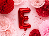 Foil Balloon Letter ''E'', 35cm, red