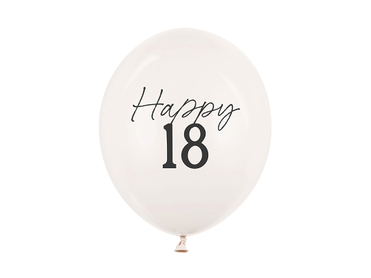 Balony 30 cm, 18, Pastel Off-white (1 op. / 50 szt.)