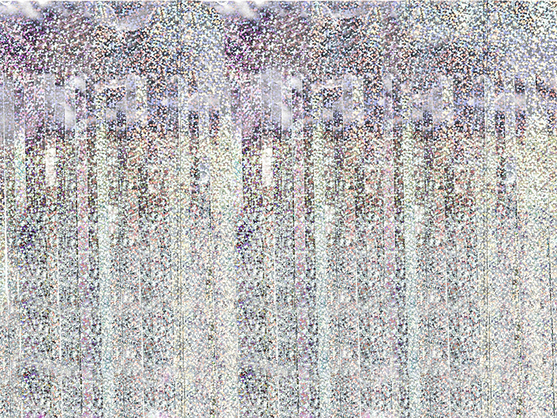 Foliegardin – holografisk – 90x250 cm