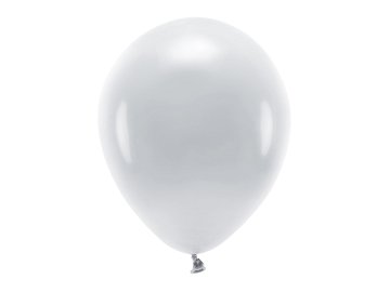 Ballons Eco 30 cm pastel, gris (1 pqt. / 10 pc.)