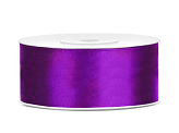 Satin Ribbon, purple, 25mm/25m (1 pc. / 25 lm)