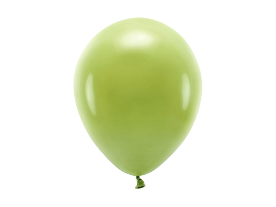 Eco Balloons 26 cm pastel, olive green (1 pkt / 10 pc.)