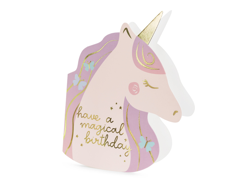 Grattiskort Unicorn – 15x18.5 cm