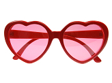 Okulary Serduszka, czerwony