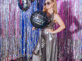 Foil balloon set Disco Balls, 35 cm, mix (1 pkt / 5 pc.)