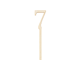 Wooden table numbers, 25 cm (1 pkt / 10 pc.)