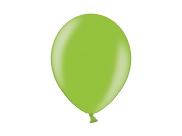 Balony 27cm, Metallic Lime Green (1 op. / 100 szt.)