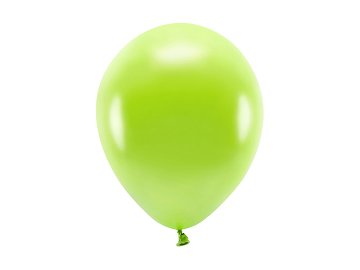 Balony Eco 26cm metalizowane, zielone jabłuszko (1 op. / 100 szt.)