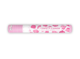 Confetti cannon with rose petals, pink, 40cm