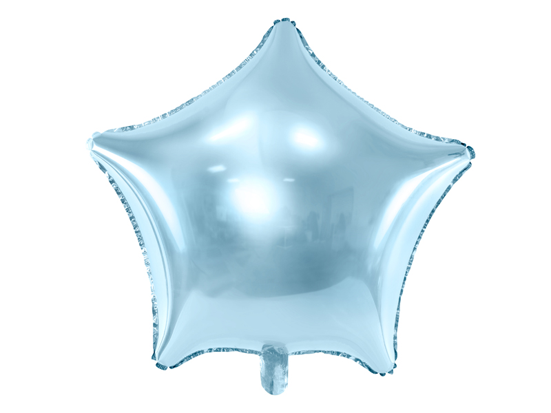 Folieballong – Stjärna – blå – 48 cm