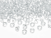 Diamond confetti, colourless, 12mm (1 pkt / 100 pc.)