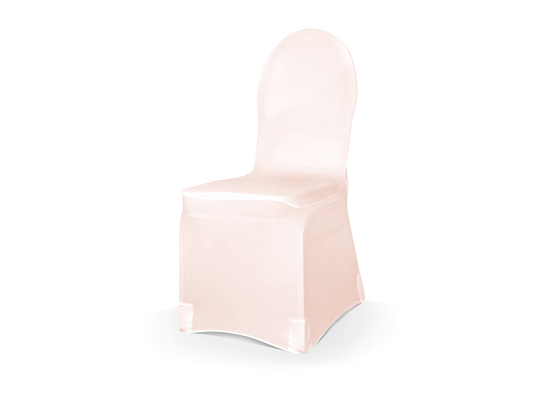 Housse de Chaise, Rose Poudré Mat