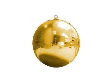 Inflatable Mirror Ball, gold, approx. 60 cm