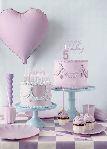 Foil Balloon Heart, 45cm, purple - Designer decorations and ideas for ...