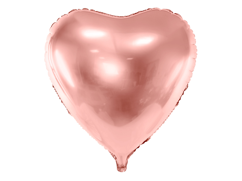 Folieballong – roseguld – 68x72 cm