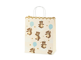 Sac Cadeau Ours en Peluche, Mix, 26x32.5x13 cm