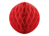 Boule en papier de soie, rouge, 30 cm