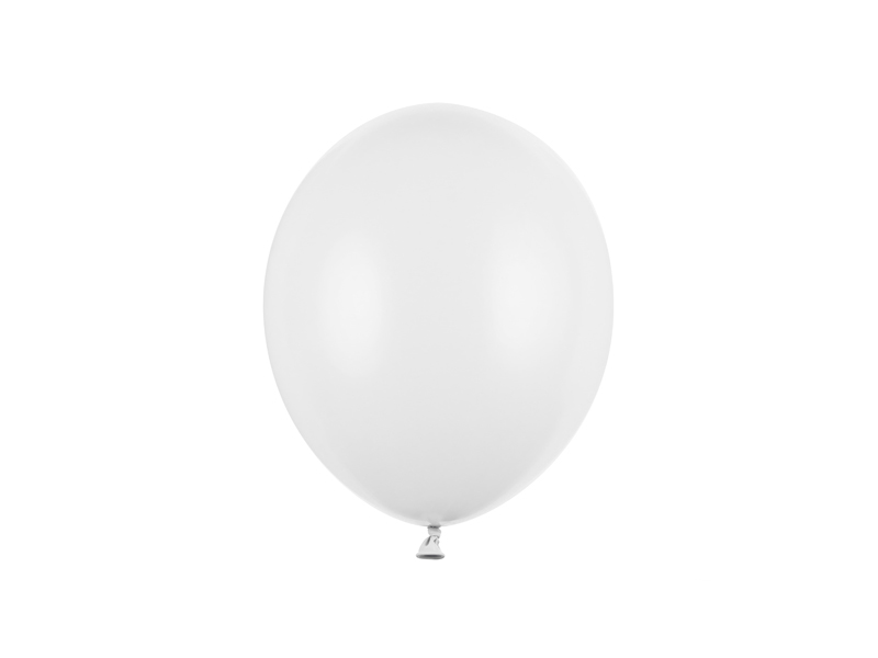 Latexballong – pastell – vit – 23 cm