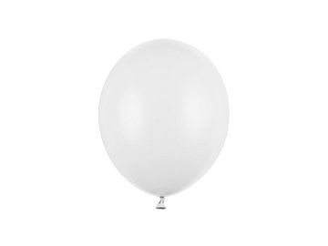 Ballons 23 cm, Pastel blanc pur (1 pqt. / 50 pc.)