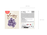 Glossy Ballons 30cm, violett (1 VPE / 10 Stk.)