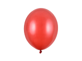 Ballons 27cm, Rouge coquelicot métallisé (1 pqt. / 50 pc.)
