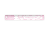 Canon à confettis avec pétales de rose, blanc, 40cm